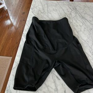 Maternity Bike Shorts with pockets